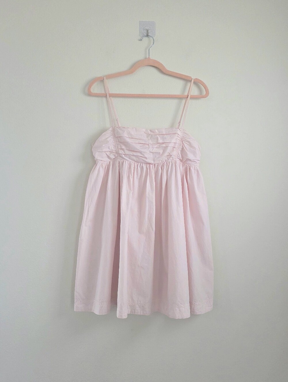 Aritzia Sunday Best Proof Pale Pink Smocked Sundress